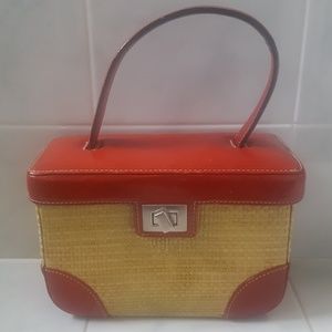 Kenneth Cole picnic basket handbag